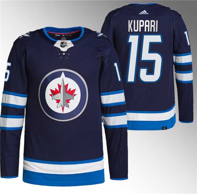 Men's Winnipeg Jets #15 Rasmus Kupari Navy Stitched Jersey,We sell and wholesale Men's Winnipeg Jets #15 Rasmus Kupari Navy Stitched Jersey on line form chian!